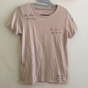 {lucky brand} blush graphic tee